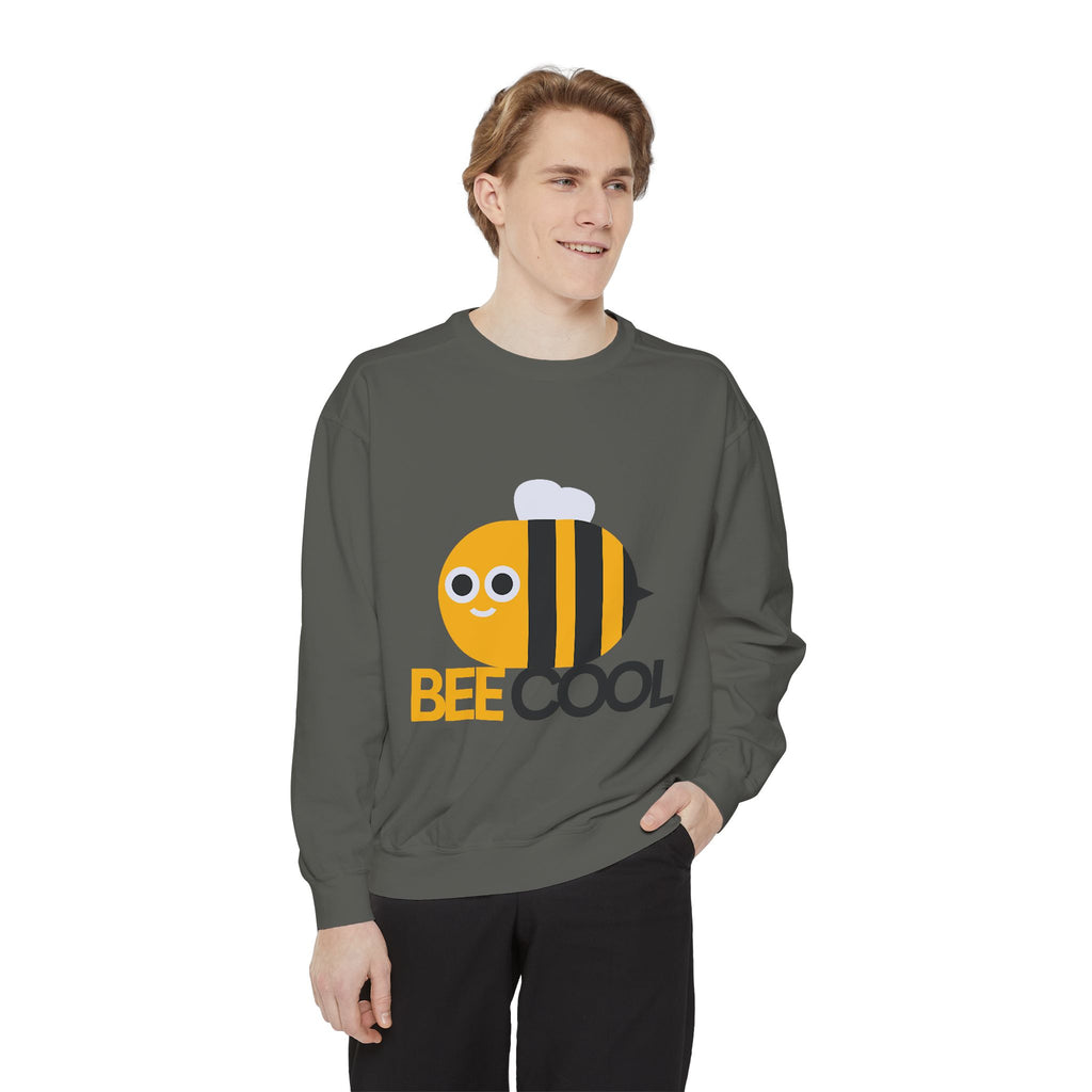 Bee Cool Sweatshirt — Cute Bee Graphic Cozy Pullover