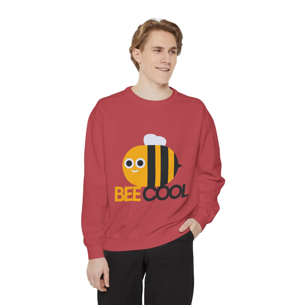 Bee Cool Sweatshirt — Cute Bee Graphic Cozy Pullover
