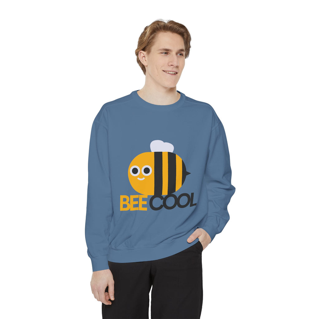 Bee Cool Sweatshirt — Cute Bee Graphic Cozy Pullover